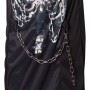 KARNEVAL Šaty Smrtka vel. S (105-116cm) 4-6 let *KOSTÝM*