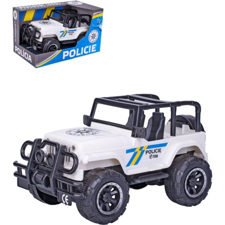 Auto Jeep policejní džíp na setrvačník český design policie české republiky