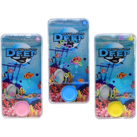 Hra vodní Destination Deep navlékání kroužků na hroty 3 barvy plast
