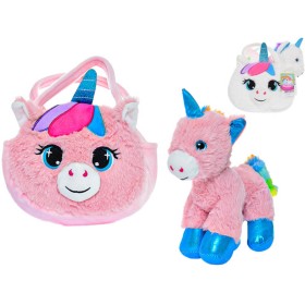 PLYŠ Jednorožec unicorn v kabelce 2 barvy *PLYŠOVÉ HRAČKY*