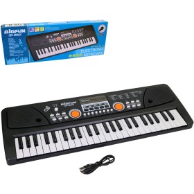 Pianko dětské 49kláves elektronický klavír na baterie s mikrofonem USB