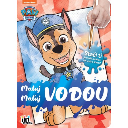 JIRI MODELS Maluj vodou Tlapková Patrola II. omalovánky