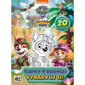 JIRI MODELS Vybarvuj si! Tlapky v džungli omalovánky Tlapková patrola