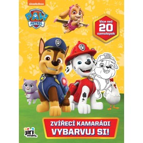 JIRI MODELS Vybarvuj si! Zvířecí kamarádi omalovánky Tlapková patrola