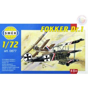 SMĚR Model letadlo Fokker Dr.I 1:72 (stavebnice letadla)