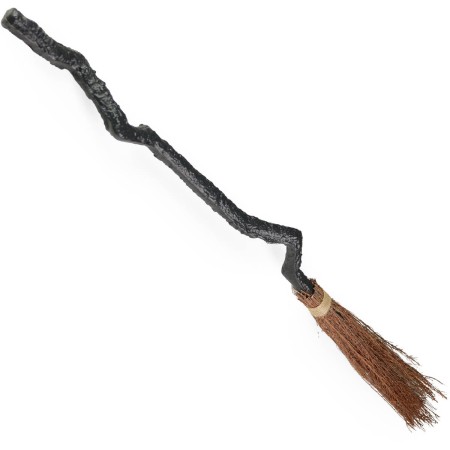 KARNEVAL Koště čarodějnické 90cm *KARNEVALOVÝ DOPLNĚK*