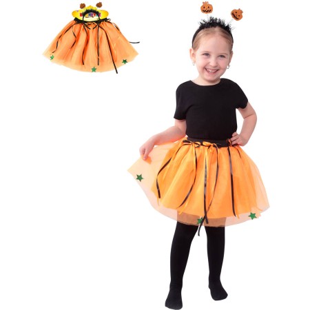 KARNEVAL Šaty Tutu sukně s čelenkou Halloween *KOSTÝM*