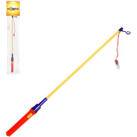 Hůlka barevná držák na lampion na baterie 60cm plast LED Světlo