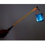 Hůlka barevná držák na lampion na baterie 60cm plast LED Světlo