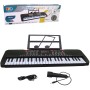 Piáno elektronický klavír 49 kláves dětský keyboard s mikrofonem na baterie Zvuk