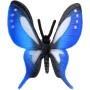 Motýl tropický Papilio / Otakárek modrý 5cm zvířátko plastová figurka Zooted
