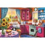 TREFL PUZZLE Easy Piece Ráno v kuchyni 60x40cm 300 dílků skládačka