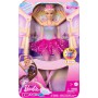 MATTEL BRB Barbie Panenka magická baletka růžová na baterie Světlo