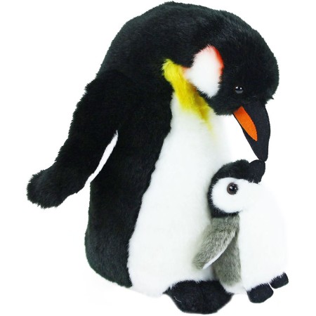 PLYŠ Tučňák s mládětem 22cm *PLYŠOVÉ HRAČKY*