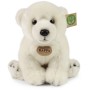 PLYŠ Lední medvěd bílý 28cm sedící Eco-Friendly *PLYŠOVÉ HRAČKY*