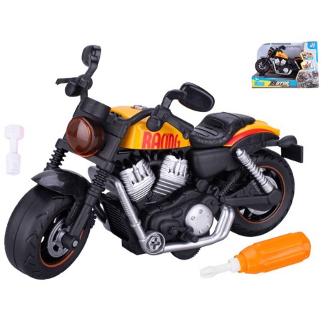 Motorka závodní šroubovací motocykl na setrvačník montážní set s nástroji