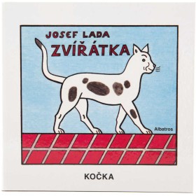 Knížka Josef Lada Zvířátka dětské obrázkové leporelo 16x15cm