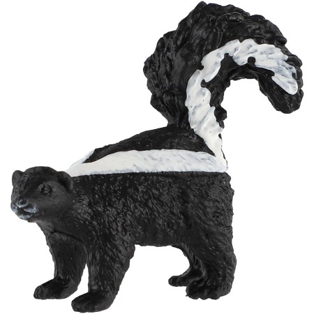 Skunk pruhovaný 5cm zvířátko plastová figurka Zooted v sáčku