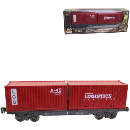 Vagón nákladní kontejnerový 25cm doplněk k vláčkodráze