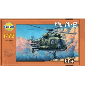 SMĚR Model helikoptéra Mil Mi-8 1:48 stavebnice vrtulníku 121 dílků