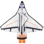 Drak létající vesmírný raketoplán nylonový 104x80cm v látkovém sáčku
