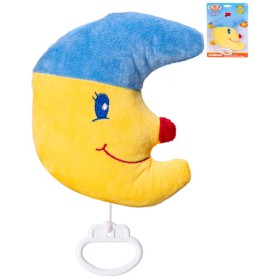 PLYŠ Usínáček baby měsíček natahovací hrací strojek pro miminko Zvuk
