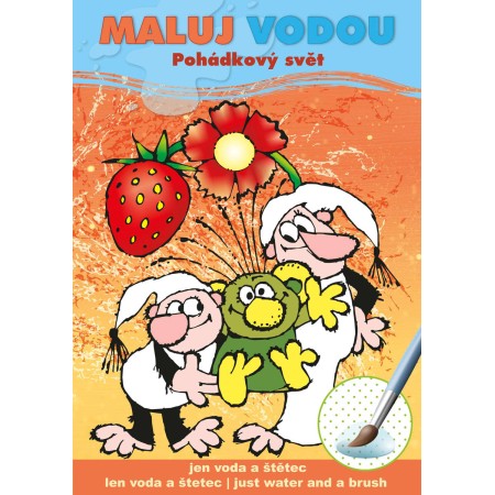 AKIM Maluj vodou podle barevných teček Pohádkový svět Zdeňka Smetany A5