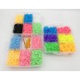 UDĚLEJ SI NÁRAMEK Gumičky LOOM BANDS 3000ks set s doplňky velký box