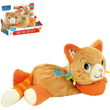 CLEMENTONI CLEMMY Baby kočička uklidňující usínáček vrní na baterie Zvuk
