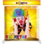 KARNEVAL Paruka klaun barevná duhová pro dospělé KARNEVALOVÝ DOPLNĚK