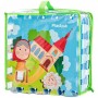 Měkké bloky Vesnice 9ks pěnový koberec baby puzzle podložka na zem