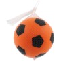 Míč soft pěnový s potiskem fotbalový 18cm 2 barvy v síťce