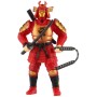 Figurka akční bojovník ninja set se zbraněmi různé druhy plast