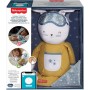 FISHER PRICE Baby zajíček textilní usínáček na spinkání na baterie Světlo Zvuk