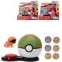 ORBICO Hra Surprise Attack herní set Pokémon + Pokeball s doplňky 3 druhy
