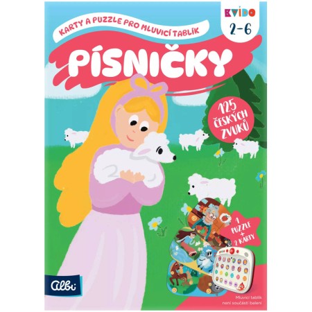 ALBI KVÍDO Písničky Karty a puzzle pro Mluvicí tablík (rozšíření)
