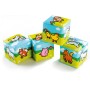 Baby kostky kousací soft měkké moje první zvířátka set 4ks pro miminko