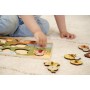 EICHHORN DŘEVO Puzzle baby vkládací s úchyty 9 dílků zvířátka 2 druhy