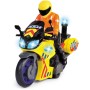 DICKIE Motocykl Yamaha záchranářský na setrvačník na baterie Světlo Zvuk