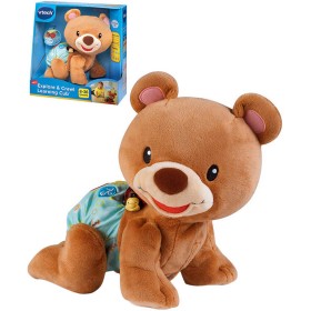 PLYŠ Baby medvídek naučný lezoucí mluví zpívá na baterie Světlo Zvuk