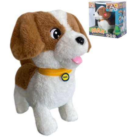 MAC TOYS Steppos pejsek Max interaktivní chodí štěká na baterie Zvuk