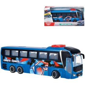 DICKIE Autobus MAN Lions Coach volný chod s ovládáním předních kol