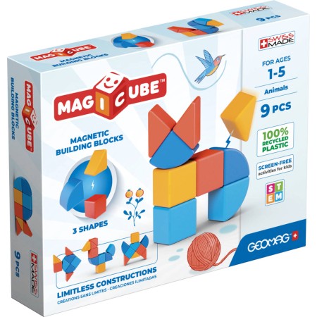 GEOMAG Magicube Shapes baby magnetická stavebnice 9 dílků