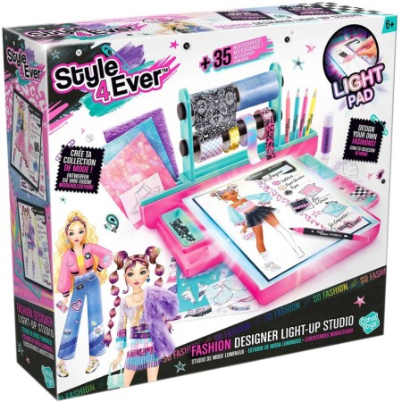 Style4Ever Návrhářské dětské módní studio Light-up na baterie Světlo