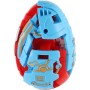 Dinosaurus zvířátko / robot skládací 11cm vejce s přeměnou 4 barvy plast