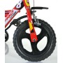 ACRA Dětské baby kolo Dino Bikes červené chlapecké 12" balanční kolečka