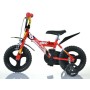 ACRA Dětské baby kolo Dino Bikes červené chlapecké 12" balanční kolečka