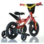 ACRA Dětské baby kolo Dino Bikes červené chlapecké 12" balanční kolečka