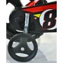 ACRA Dětské baby kolo Dino Bikes červené chlapecké 12" balanční kolečka