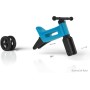 Odrážedlo Funny Wheels 2v1 dětské odstrkovadlo tříkolka / 2 kola ČERVENÉ plast